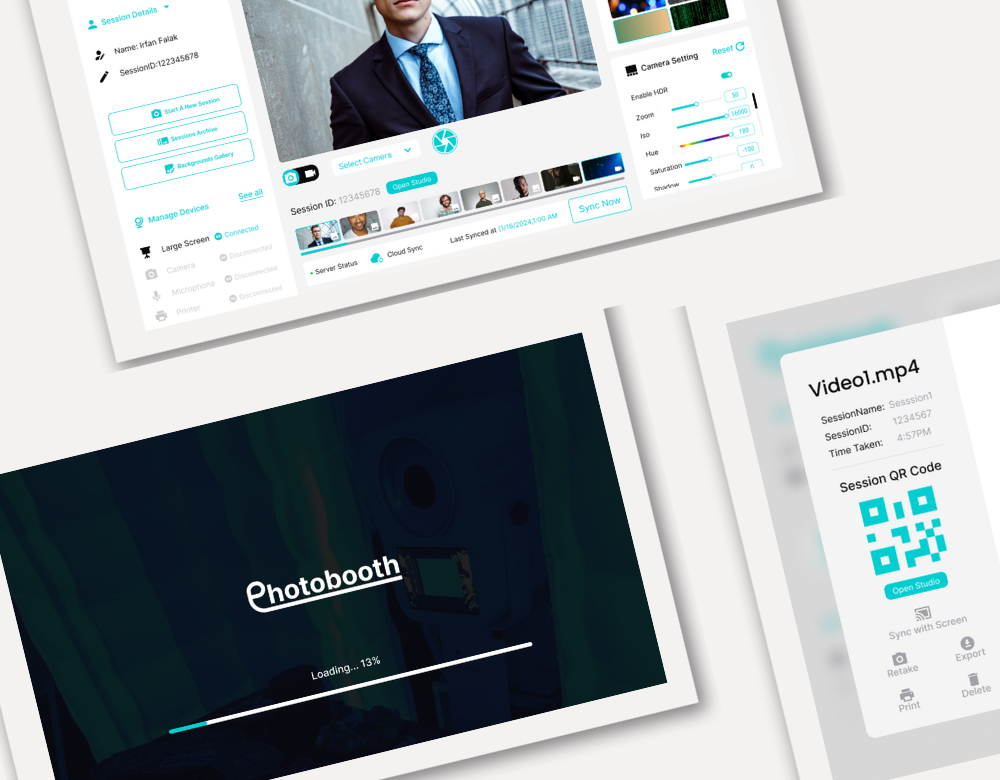 Photobooth Desktop App with Camera Control & Cloud Storage